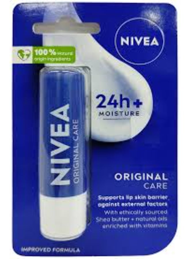 نيفيا بلسم الشفاه من نيفيا، العناية الأصلية، 4.8 جرام وكريم الجسم من نيفيا، لتفتيح البشرة وإصلاح الخلايا، مع عامل حماية من الشمس SPF 15 و50 ضعفًا من فيتامين C، 200 مل وكريم نيفيا المرطب الخفيف، 100 مل. - Image 2